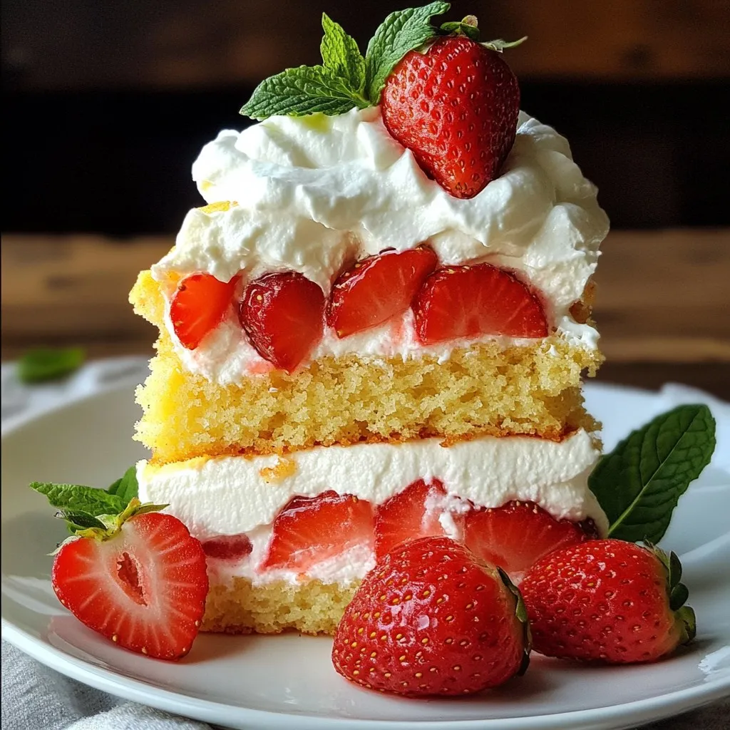 Strawberry Shortcake Cake Delightful and Easy Recipe