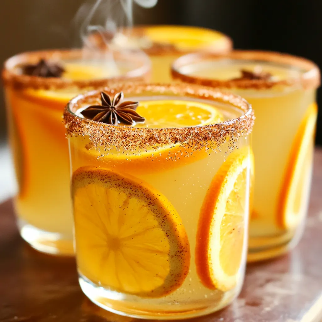 Spiced Apple Cider Mocktail Refreshing Autumn Drink