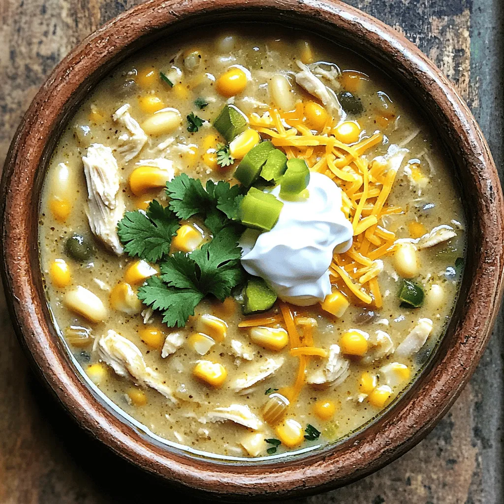Slow Cooker Creamy White Chicken Chili Delight