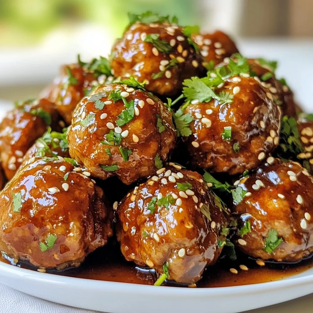 Korean BBQ Meatballs Flavorful and Easy to Make