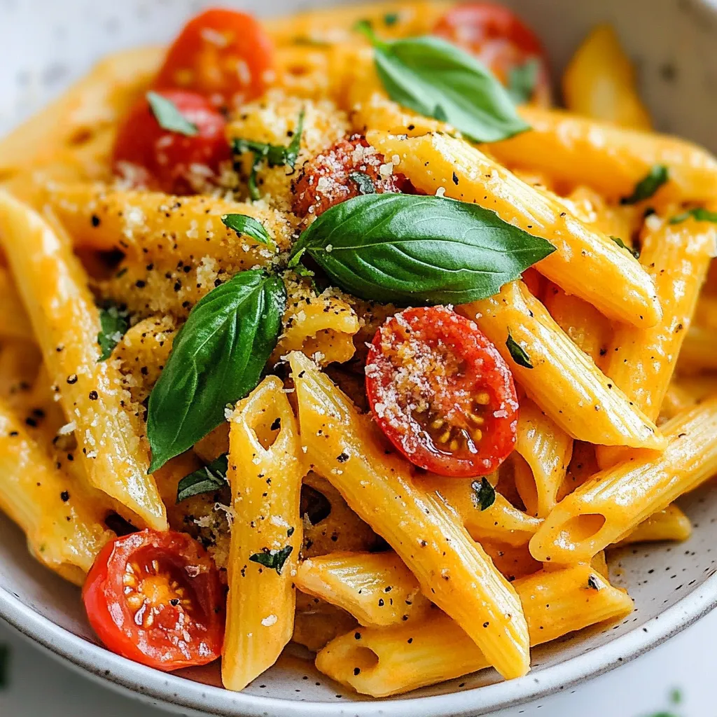 Vegan Creamy Tomato Pasta Rich and Flavorful Dish