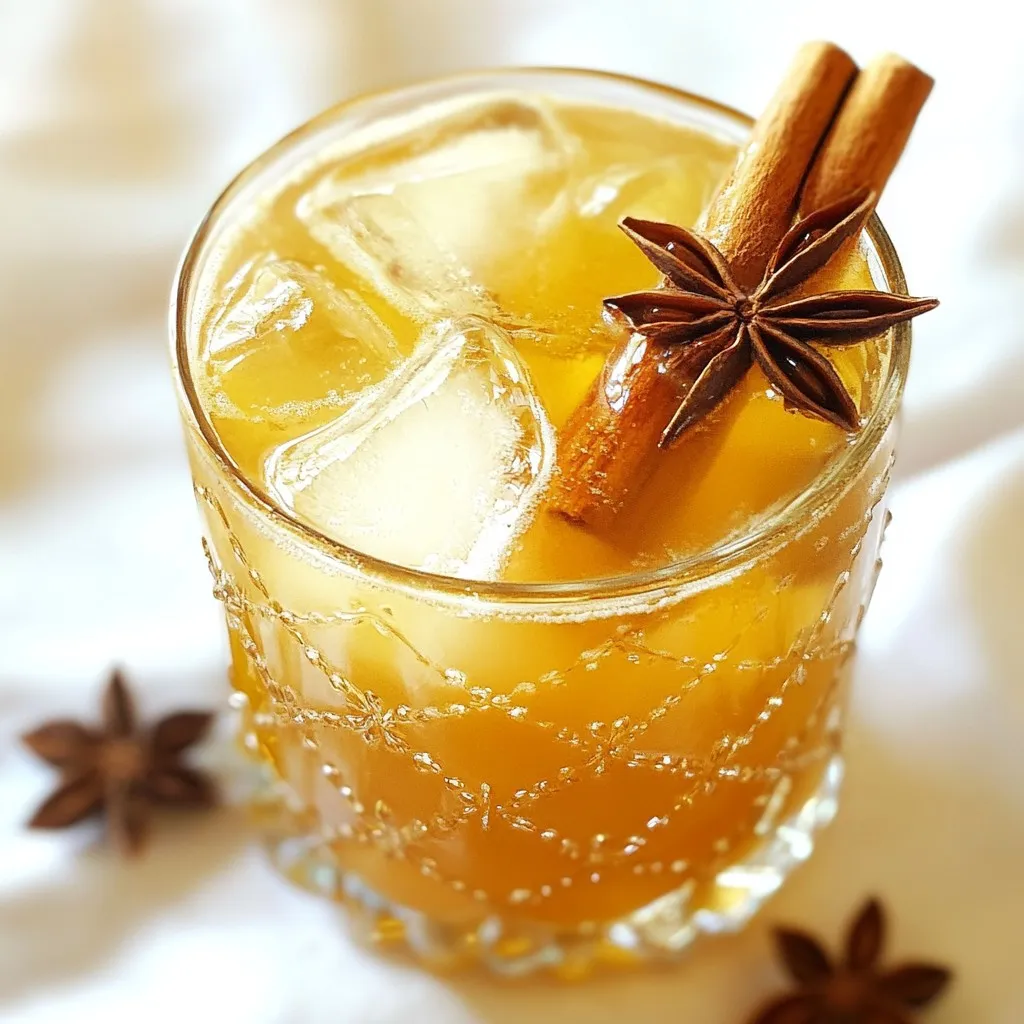 Vanilla Chai Old Fashioned Cocktail Rich Flavor Twist