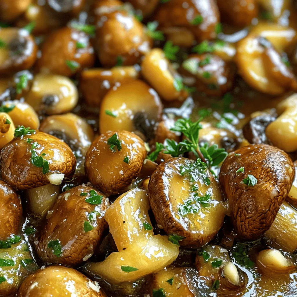Browned Butter Garlic Thyme Mushrooms Flavorful Delight