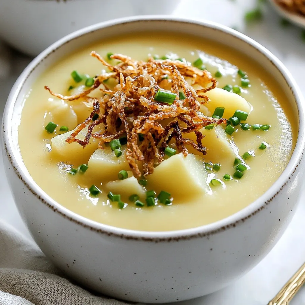 Old-Fashioned Potato Soup Heartwarming Comfort Dish