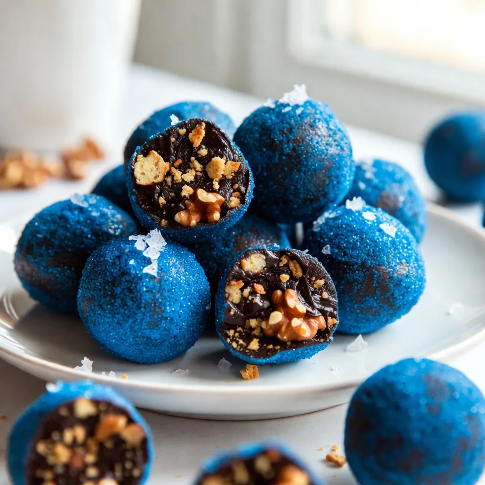 Blue Christmas Truffles Delicious Festive Treats