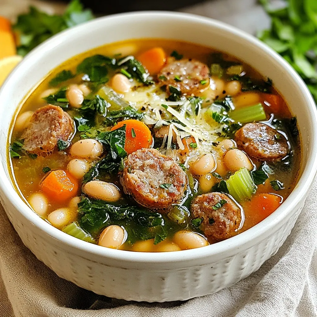 Italian Sausage White Bean Soup Hearty and Satisfying
