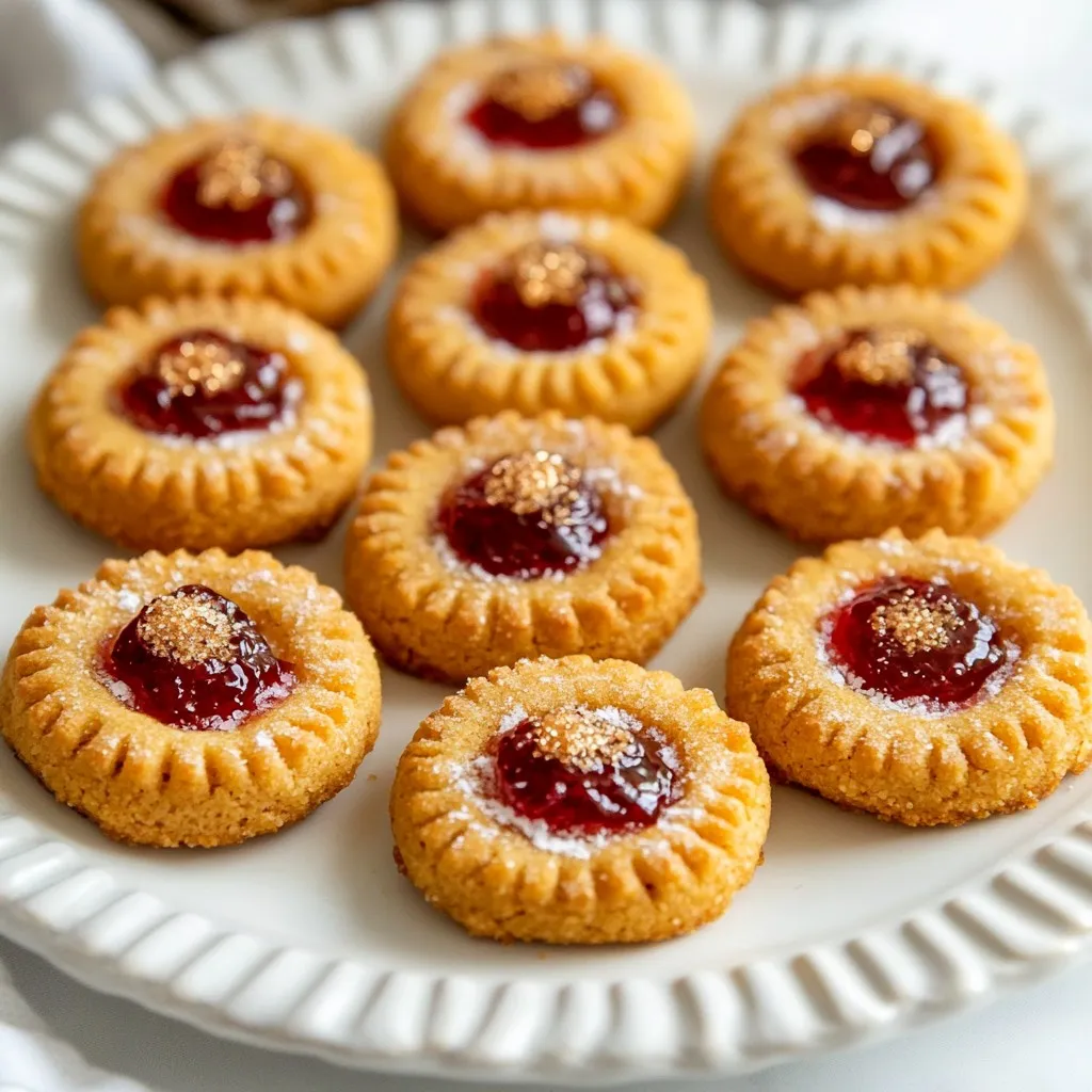 Keto Gingerbread Thumbprints Tasty Holiday Treats