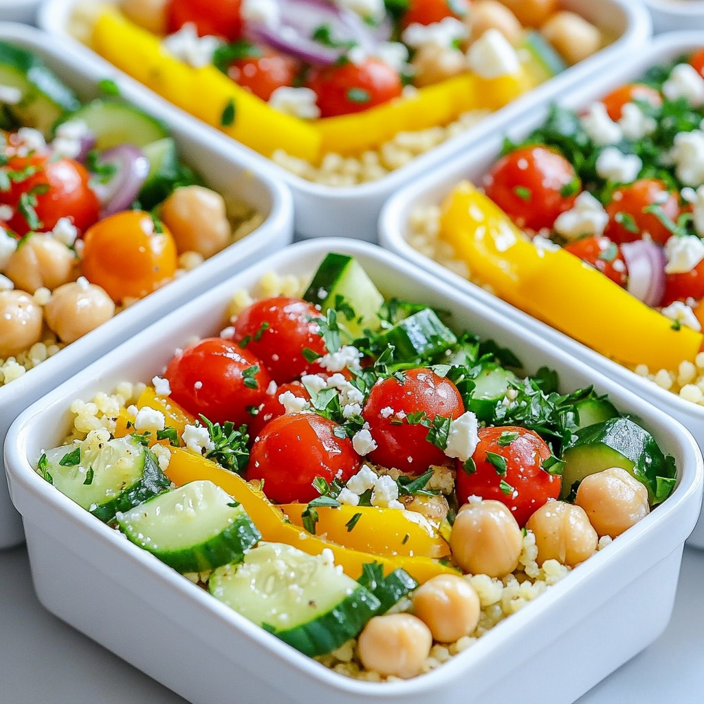 Lemony Couscous Meal Prep Bowls Fresh and Easy Recipe