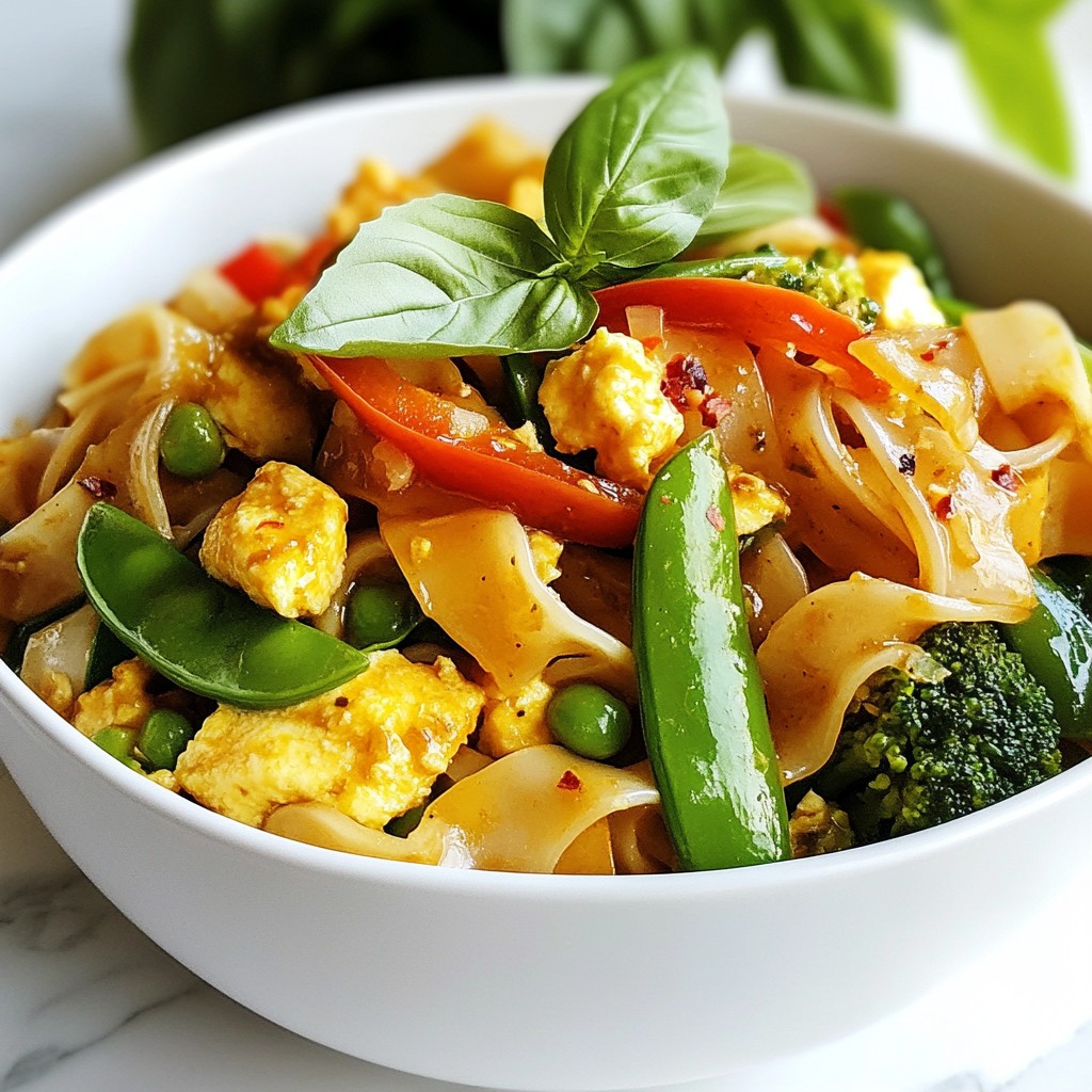 Thai Drunken Noodles Flavorful and Simple Recipe