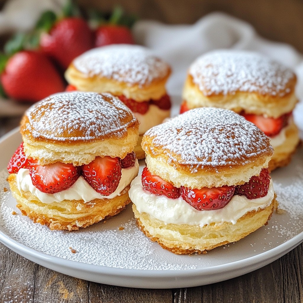 Fried Strawberry Cheesecake Sandwiches Tasty Delight
