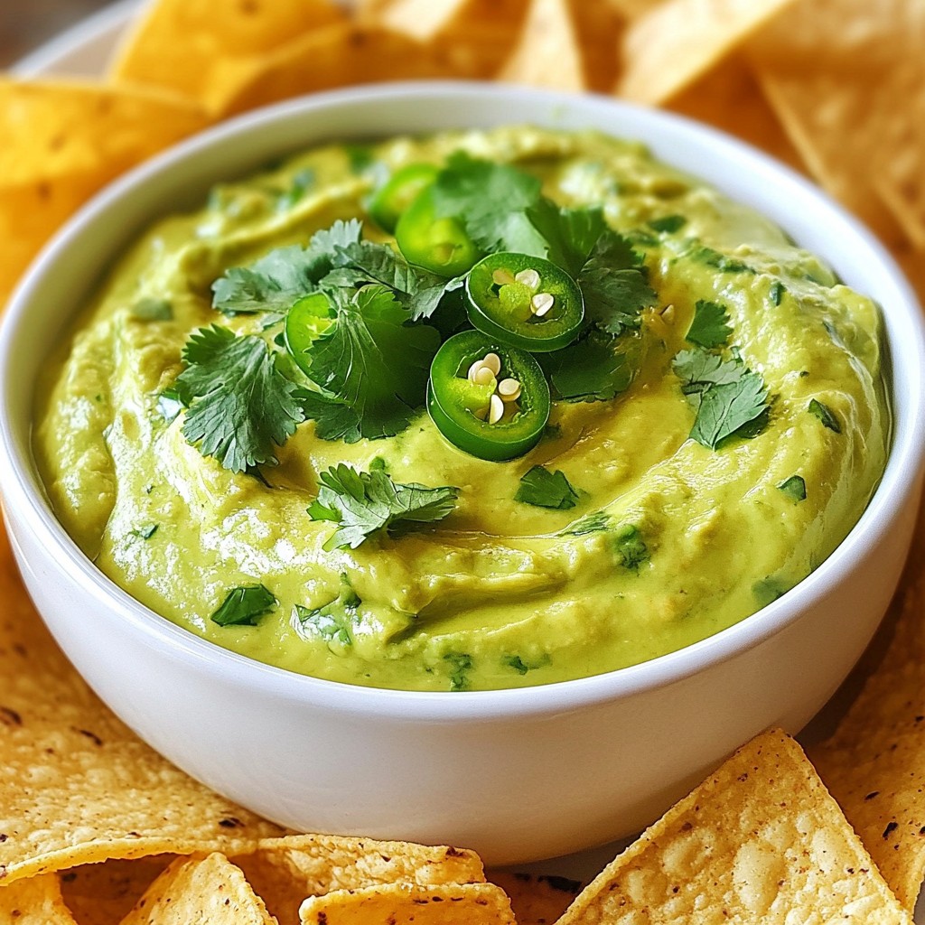 Creamy Mexican Avocado Dip with Jalapeños Delight