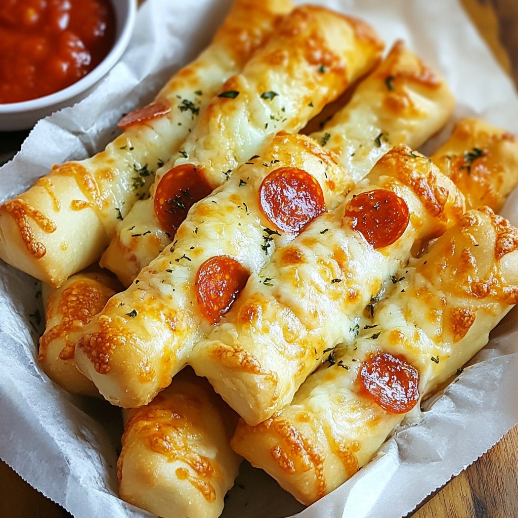 Pepperoni Pizza Roll Breadsticks Tasty and Easy Recipe