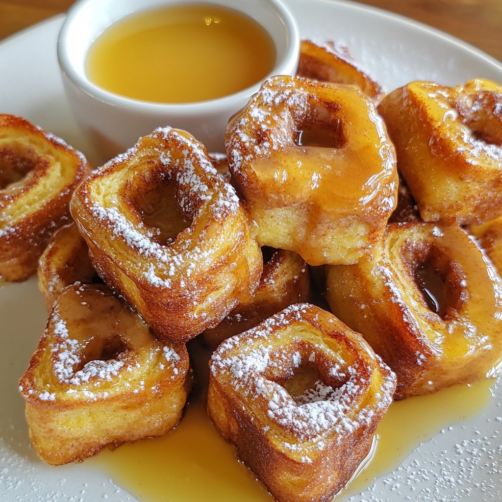 Cinnamon Roll French Toast Bites Easy and Delicious Treat