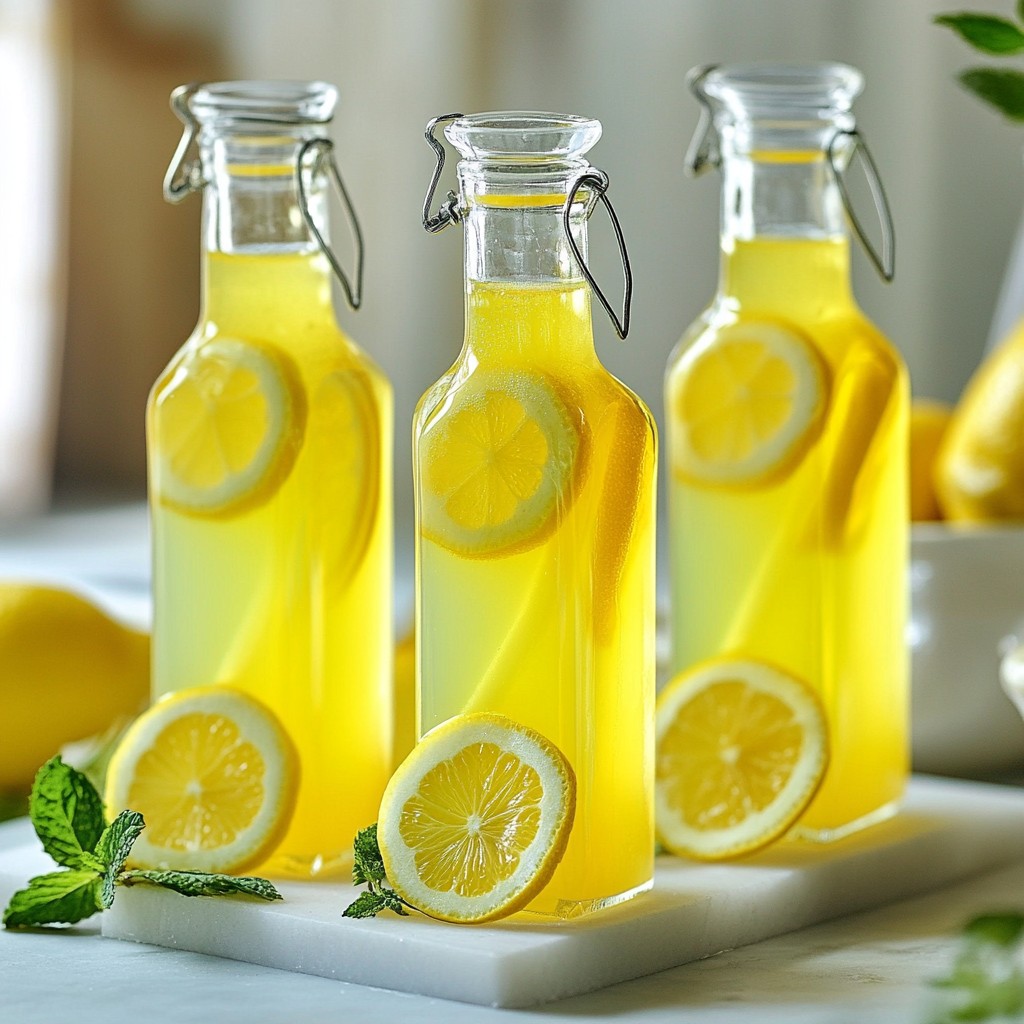 Limoncello Delight Easy Recipe for Refreshing Drink