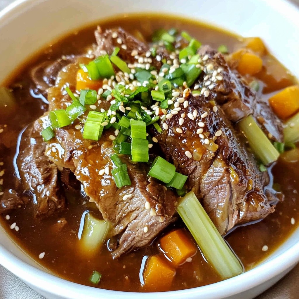 Korean Miso Pot Roast Flavorful and Hearty Delight