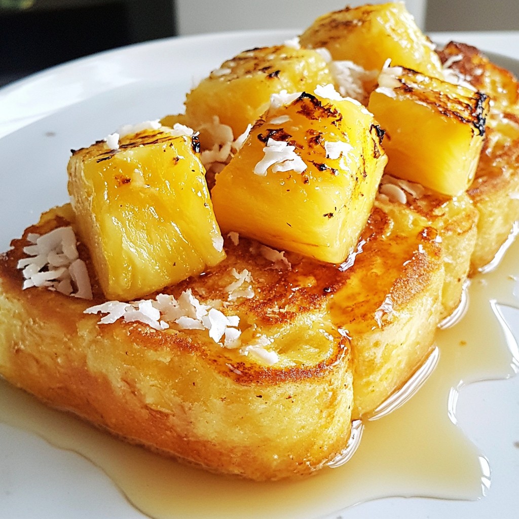 Hawaiian Roll French Toast Delightful Breakfast Dish