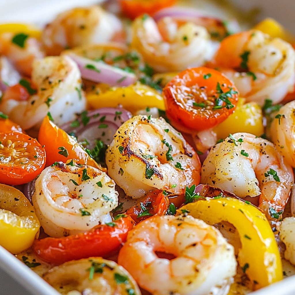 Sheet Pan Lemon Garlic Shrimp Quick and Flavorful Meal
