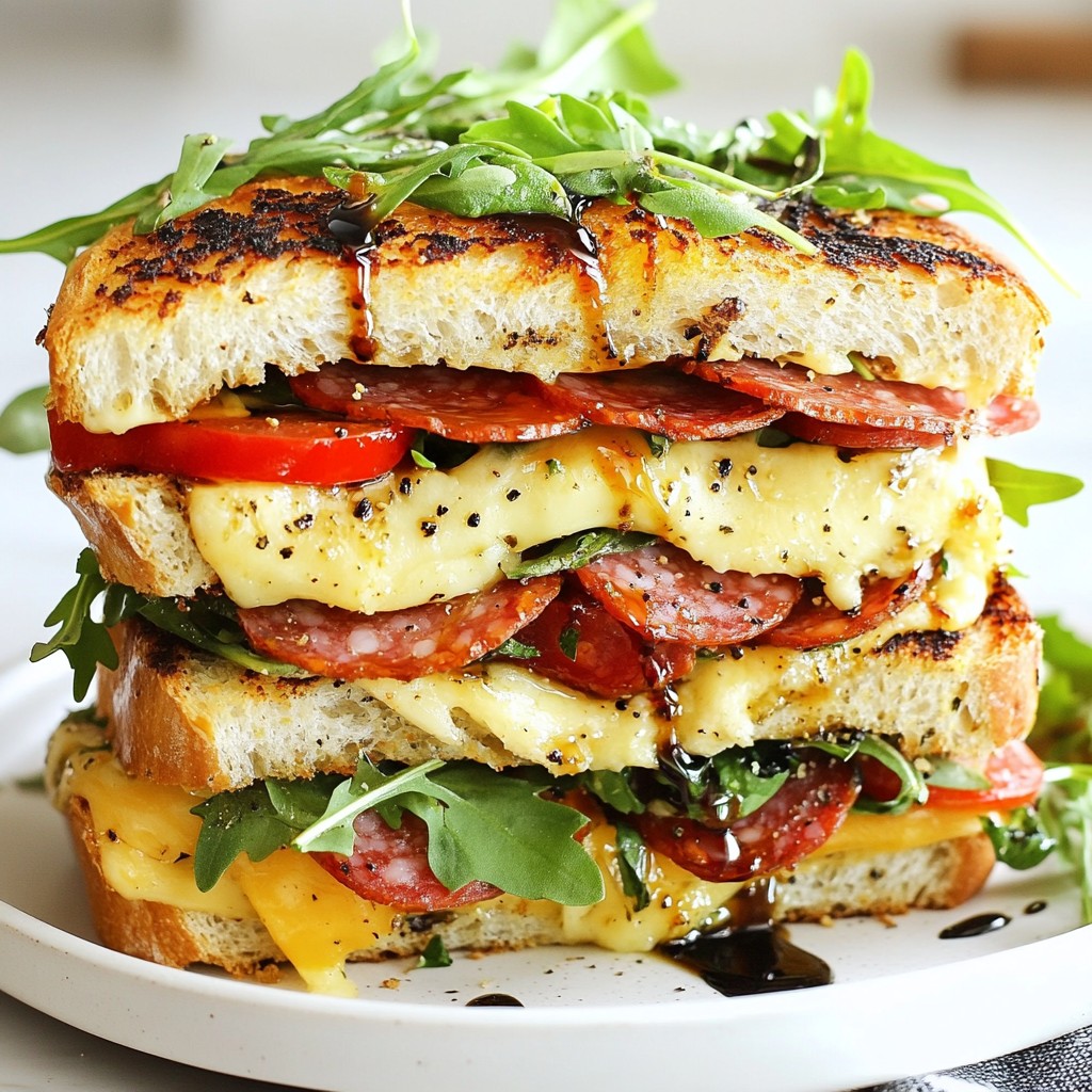 Italian Grinder Sandwich Bake Hearty and Flavorful Dish