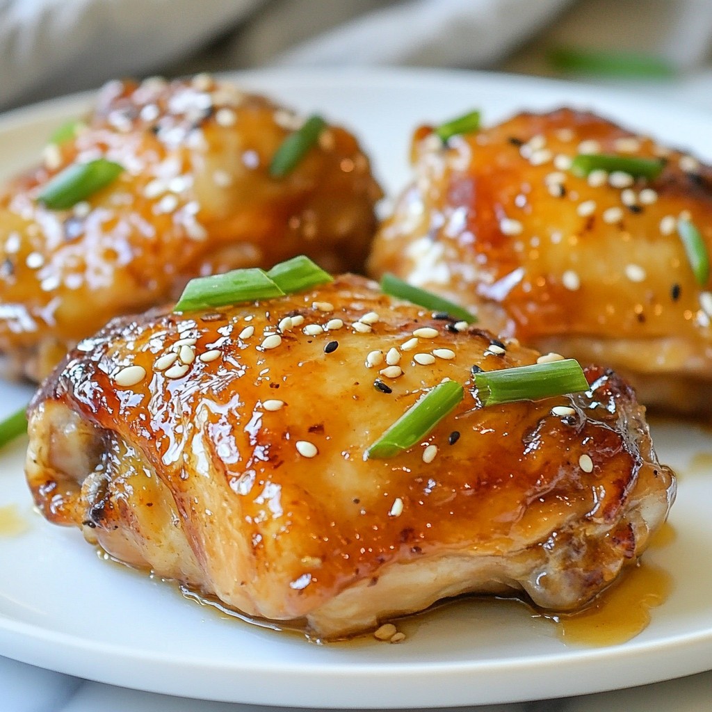 Roasted Miso Chicken Thighs Savory and Simple Recipe