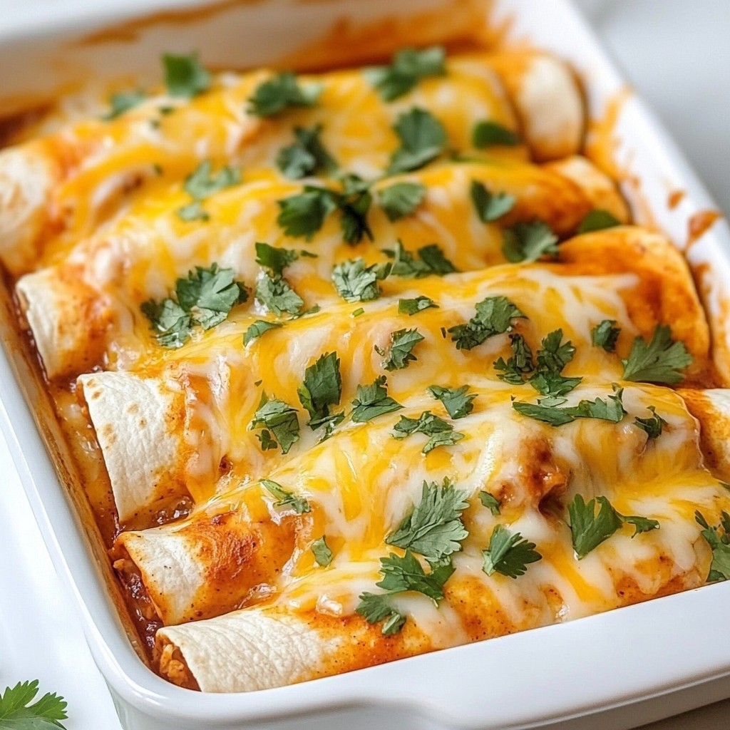 Cheesy Chicken Enchiladas with Mexican Spices Delight
