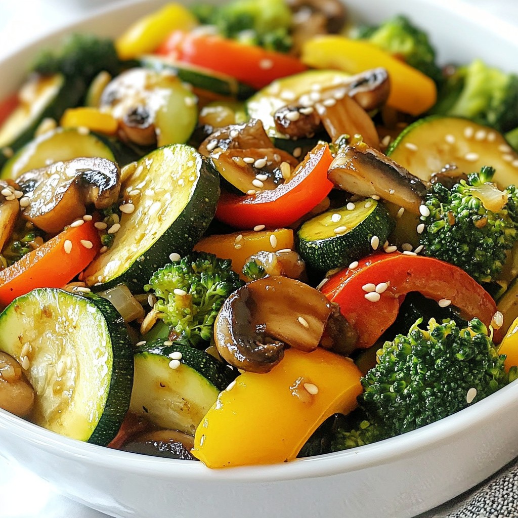 Hibachi Zucchini Stir Fry Flavorful and Easy Recipe