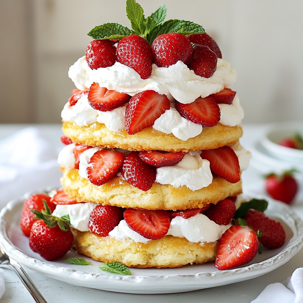 Classic Strawberry Shortcake Delightful and Simple Treat