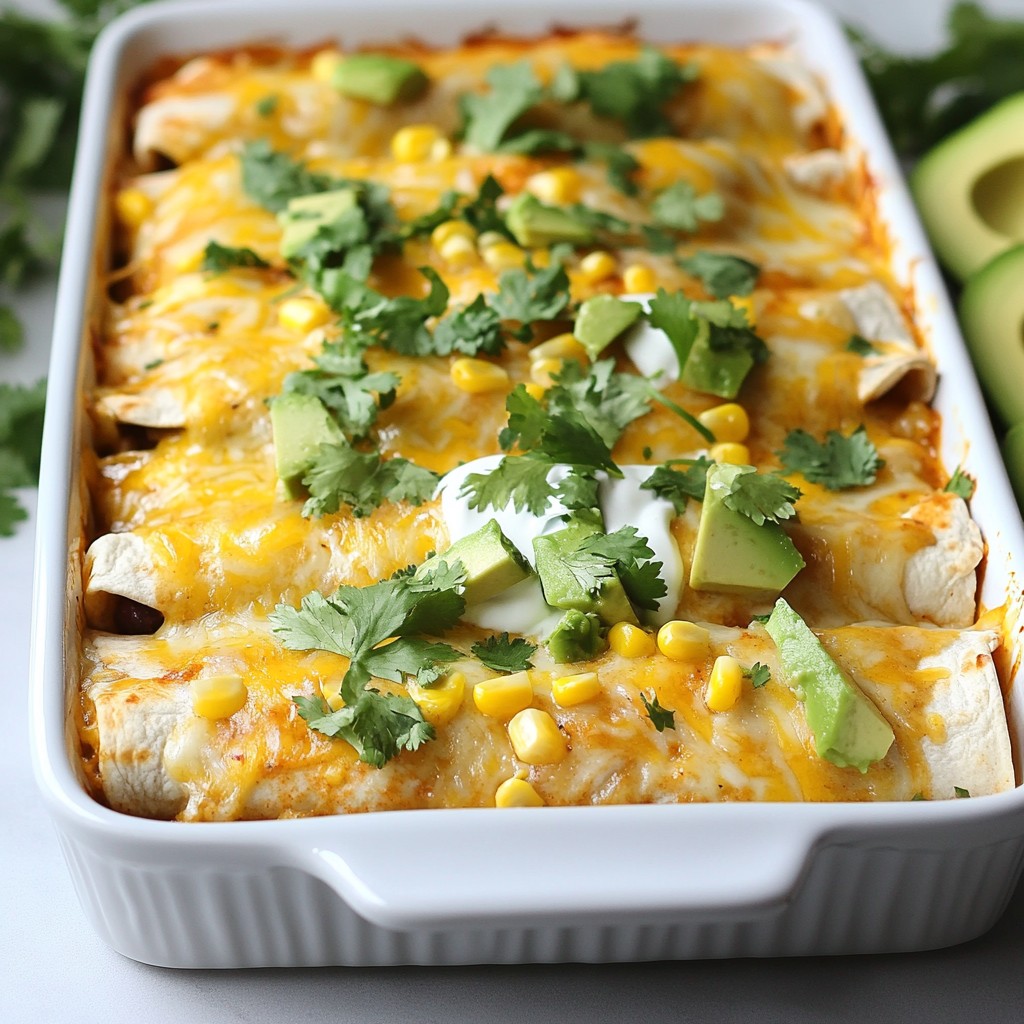 Cheesy Chicken Enchiladas with Mexican Spices Delight