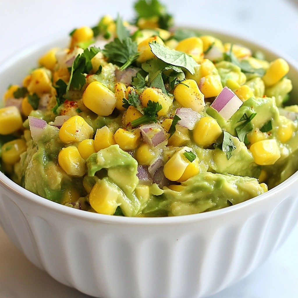 Creamy Mexican Avocado and Corn Relish Delight