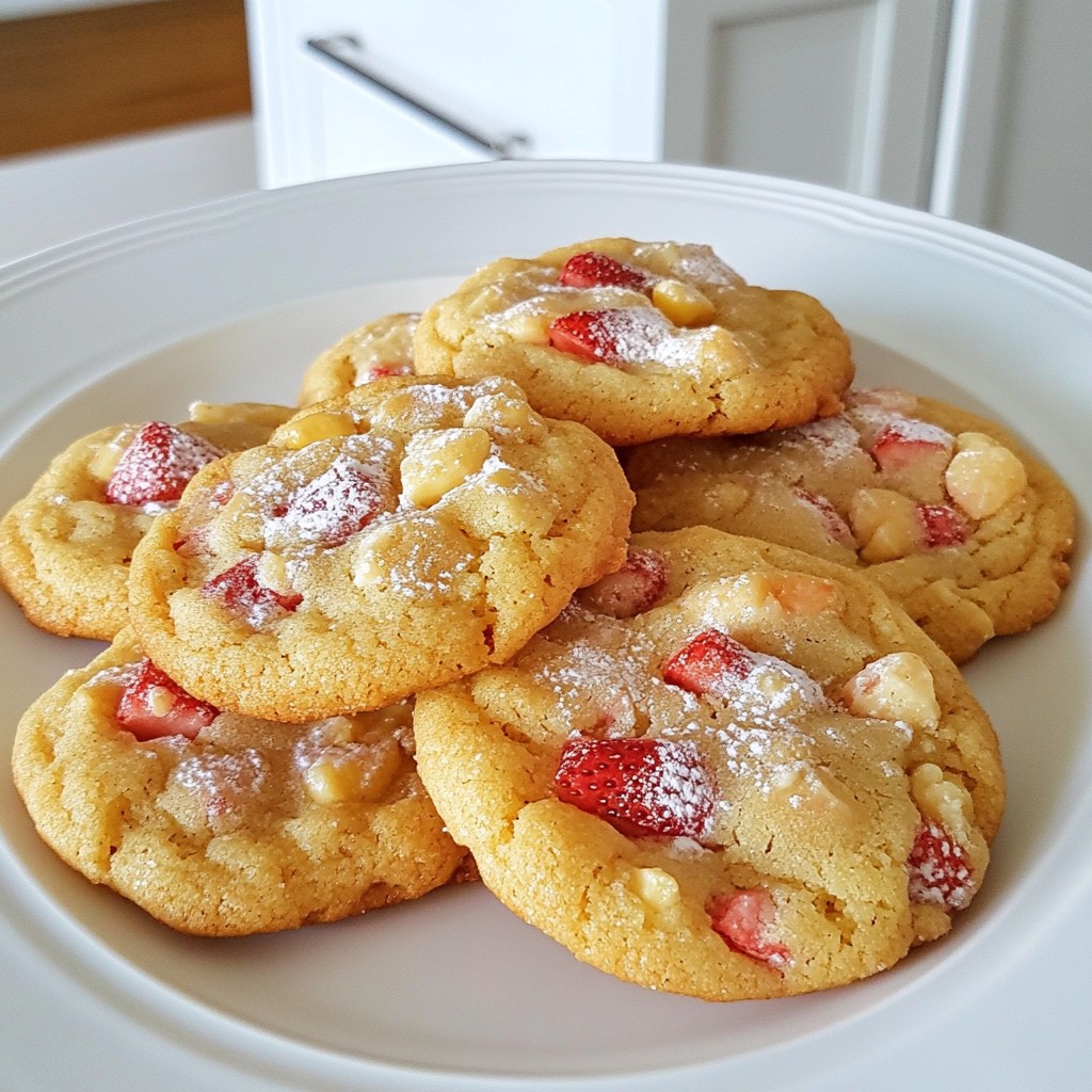 Strawberry Crunch Cookies Irresistible Flavor Delight