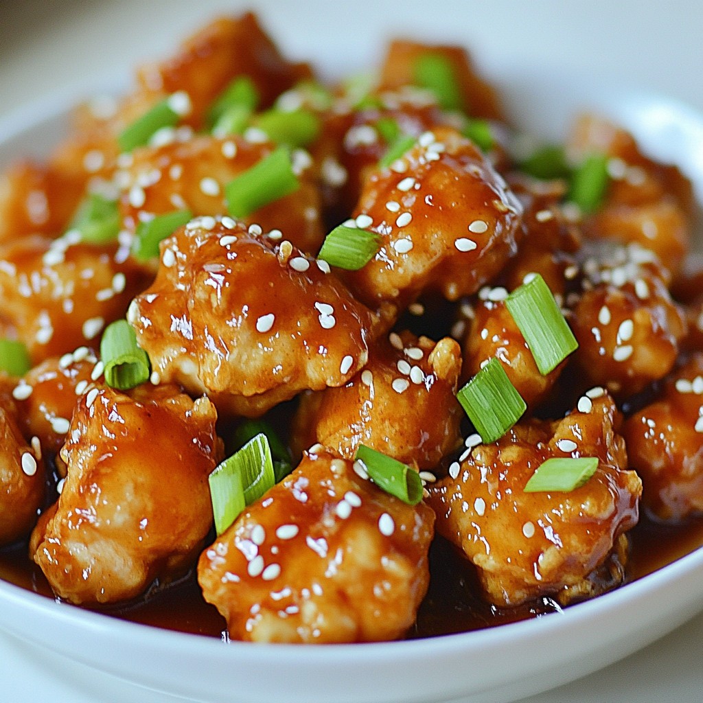 General Tso’s Chicken Irresistible Homemade Dish