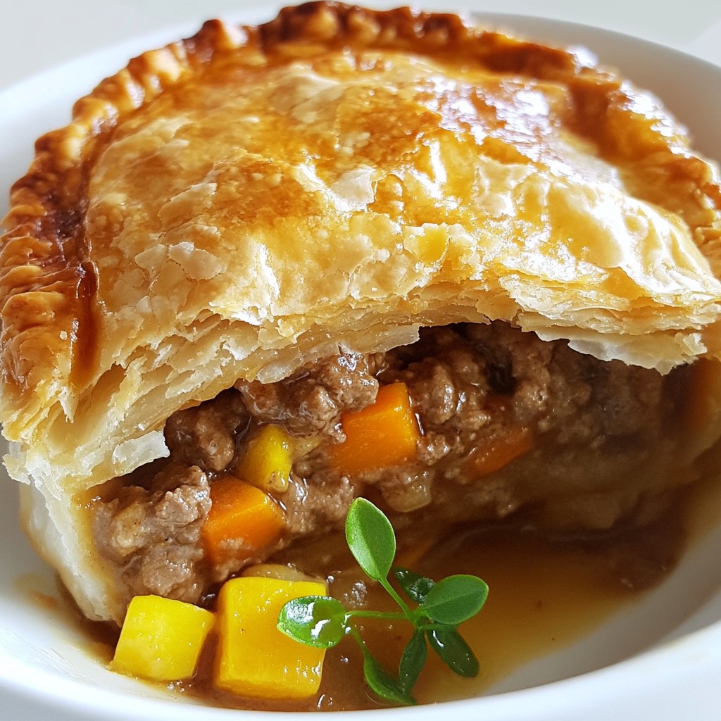 Homemade Kerry Meat Pie Savory Flavorful Delight