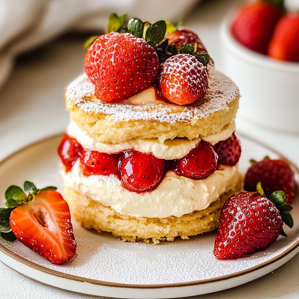 Strawberry Cheesecake Shortcake Delightful and Easy Treat