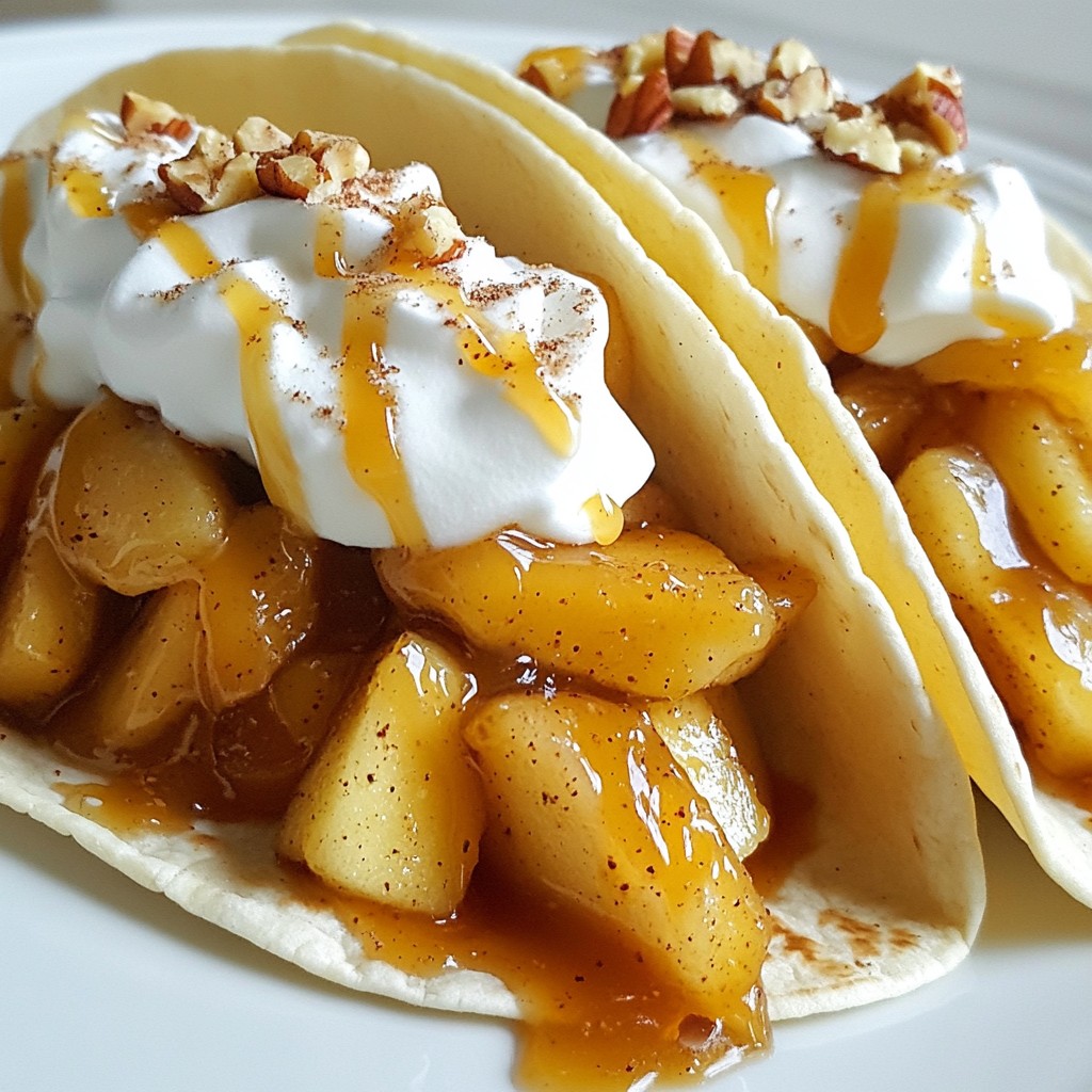 Apple Pie Tacos Delightful Dessert Twist Recipe