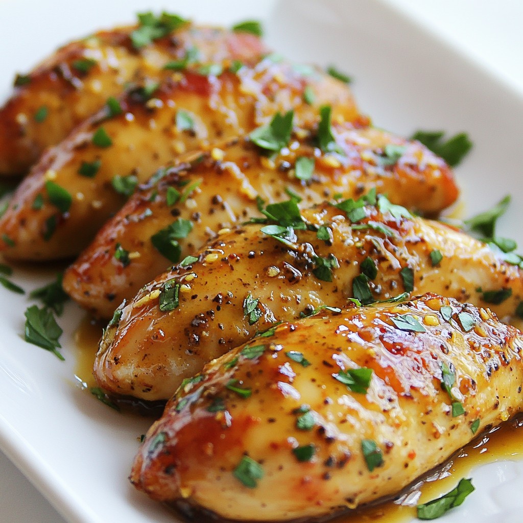 Savory Dijon Mustard Chicken Tenderloin Recipe