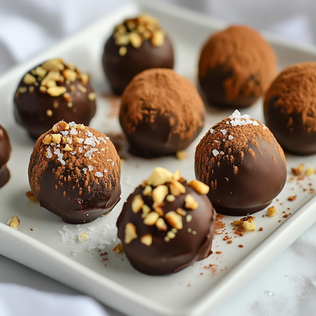 Rich Mexican Vanilla Bean and Chocolate Truffles Delight