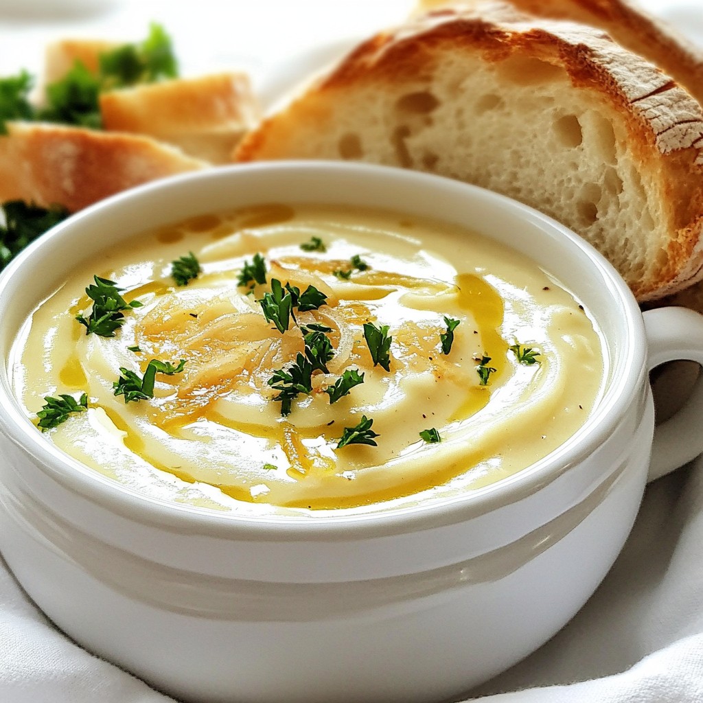 Rustic Garlic Soup Heartwarming and Flavorful Dish