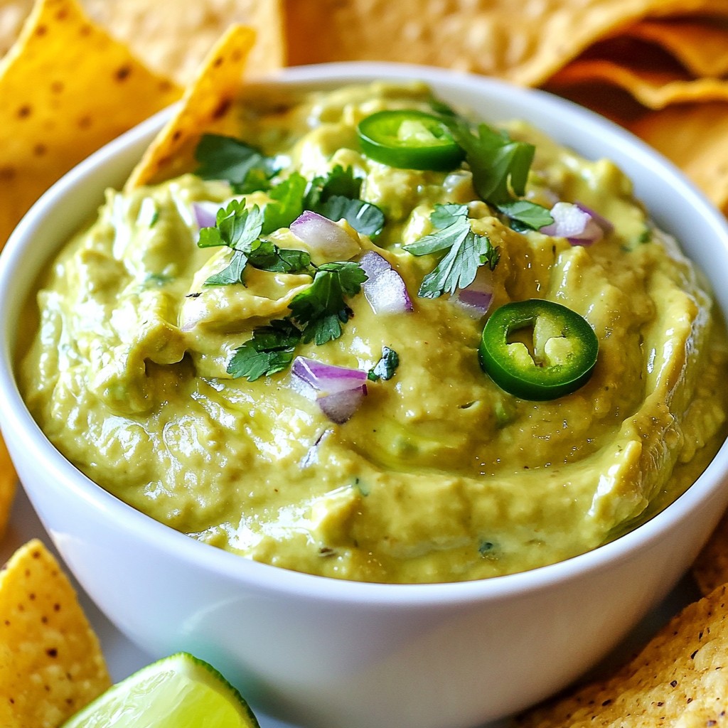 Creamy Mexican Avocado Dip with Jalapeños Delight