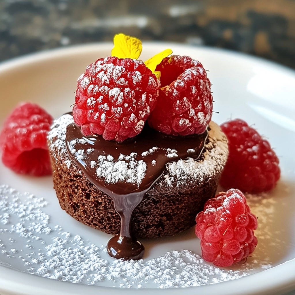 Raspberry Chocolate Lava Cupcakes Pure Decadence Treat