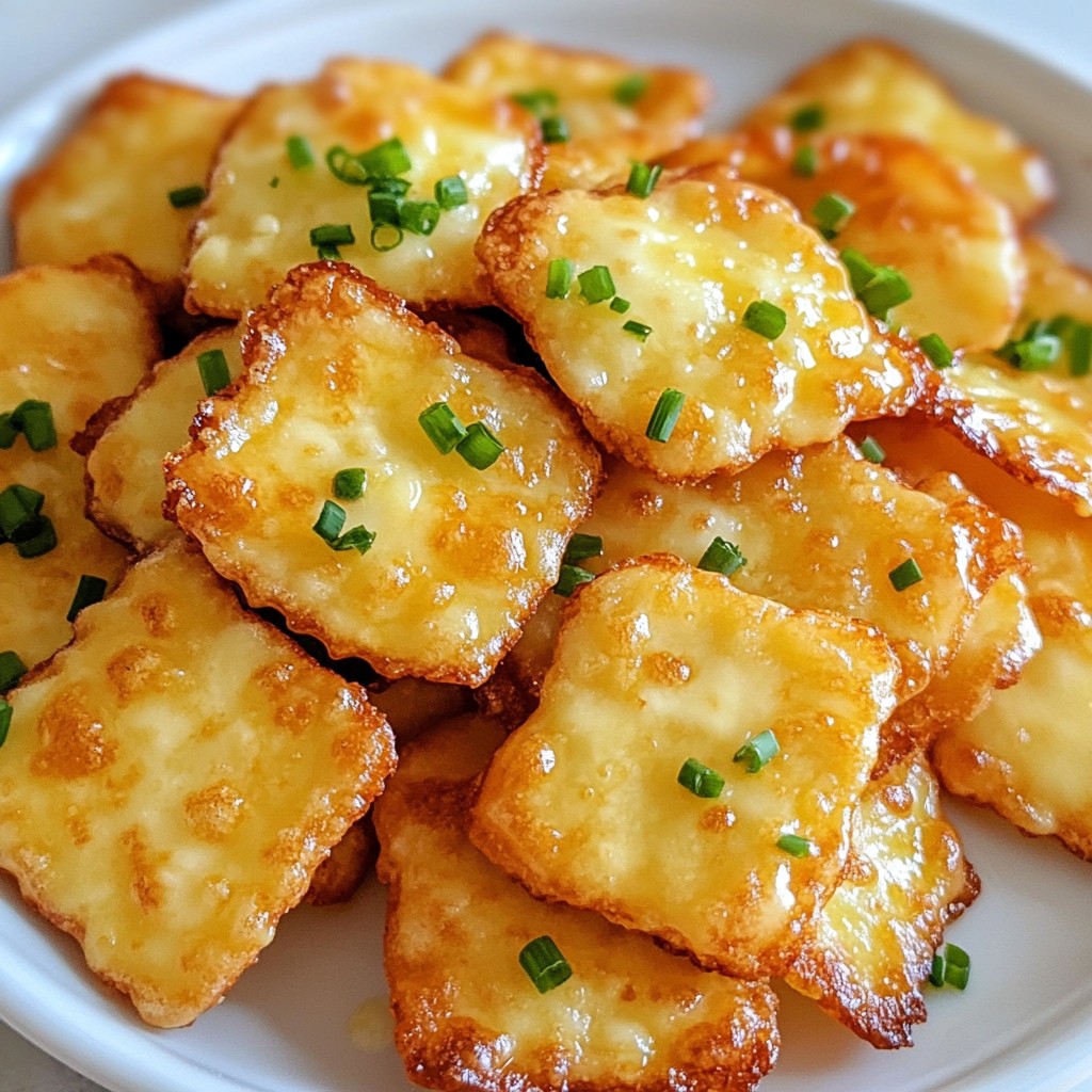 Crispy Cottage Cheese Chips Simple and Flavorful Snack