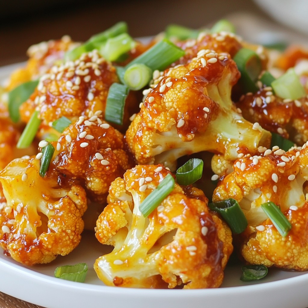 Korean Style Baked Cauliflower Tasty and Easy Recipe