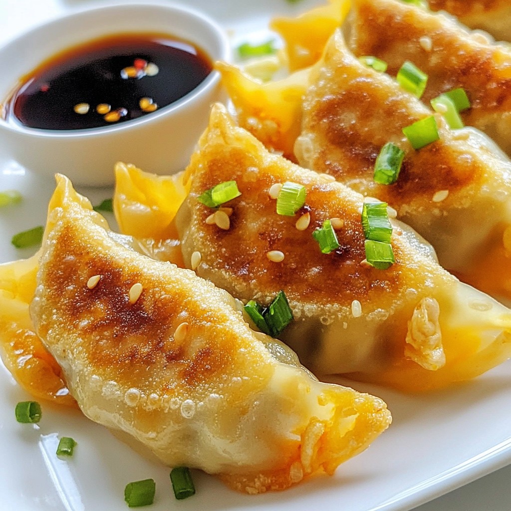 Crispy Pan-Fried Chicken Dumplings Perfectly Delicious