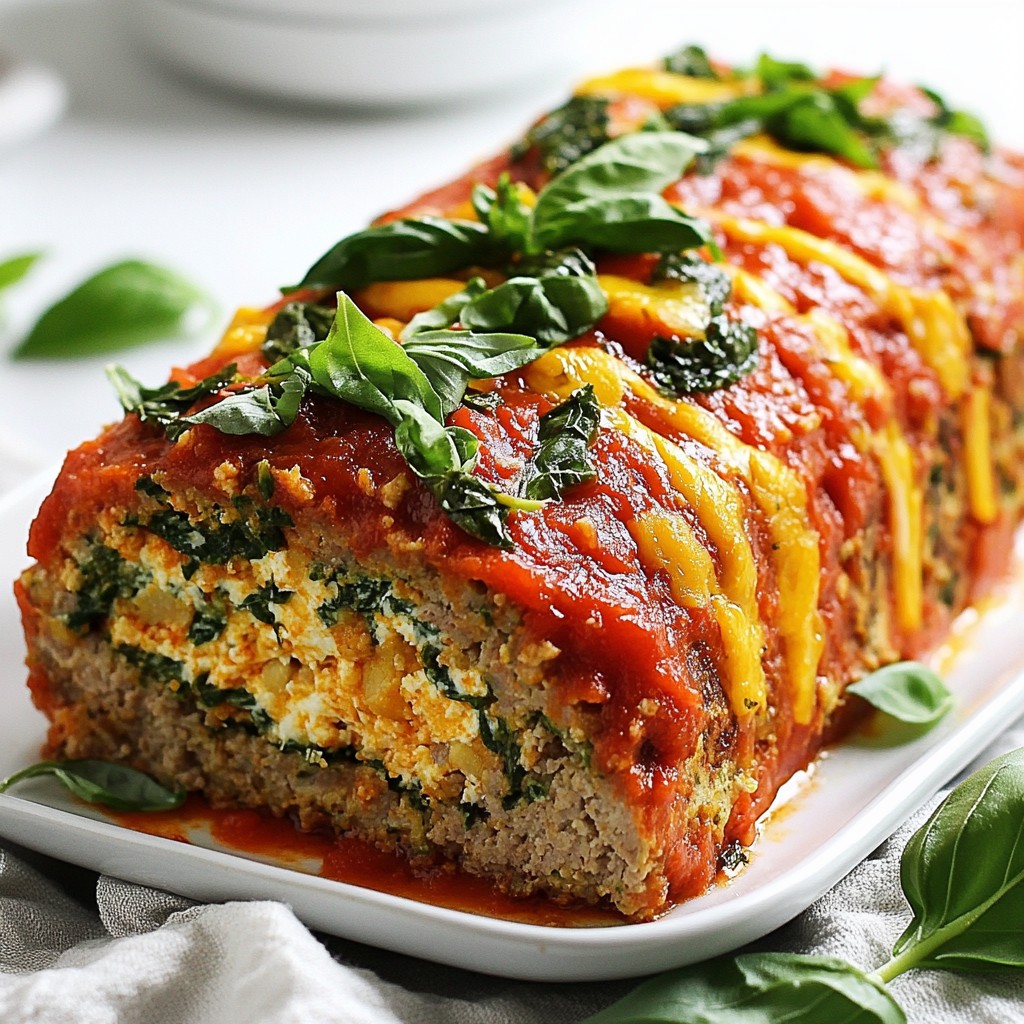Italian Stuffed Meatloaf Savory and Simple Recipe