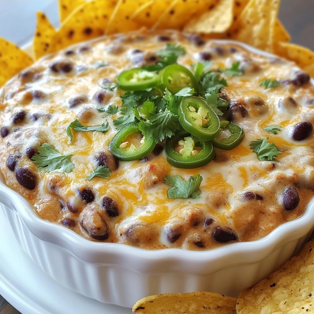 Creamy Tex-Mex Jalapeño Bean Dip Flavorful Delight