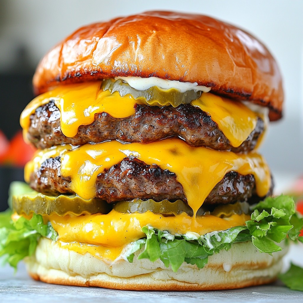 Smoky Cajun Cheeseburgers Flavorful and Juicy Treat
