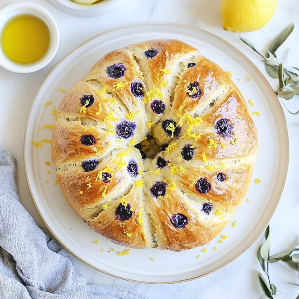 Lemon Blueberry Sourdough Fresh and Flavorful Bread