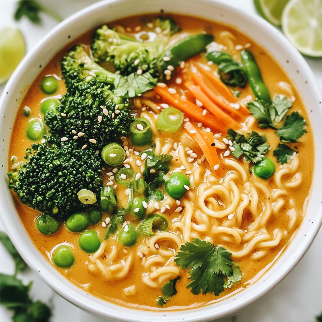 Miso Peanut Ramen Bowls Flavorful and Easy Recipe