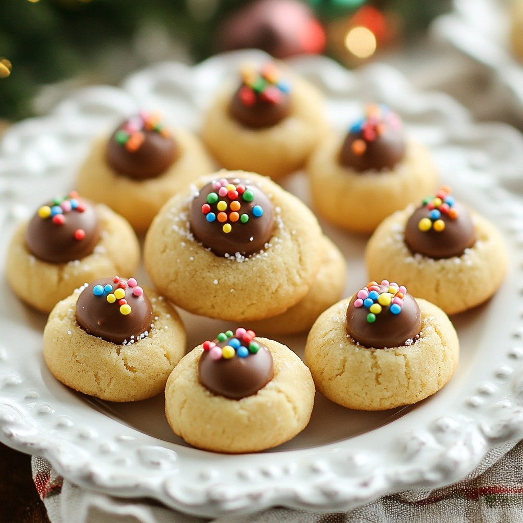 Fairy Kisses Christmas Cookies Festive Holiday Treat