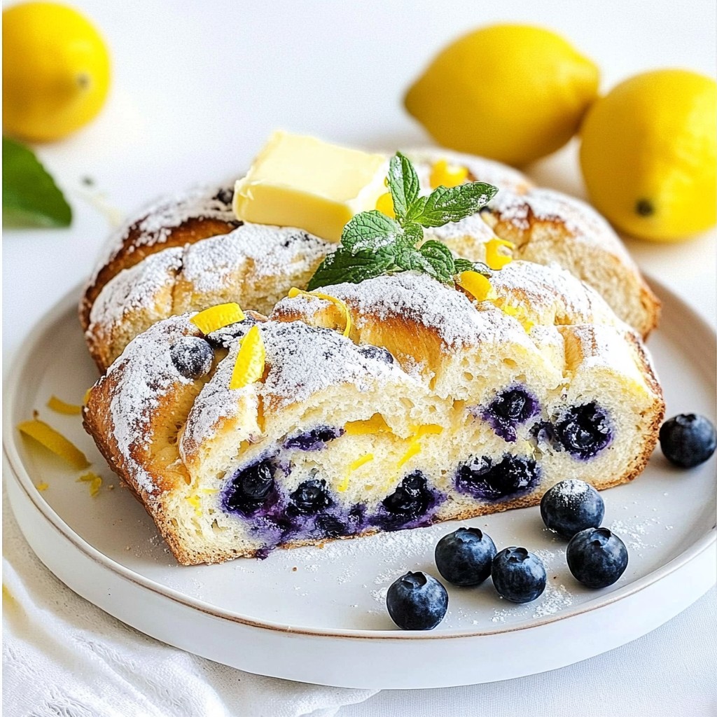 Blueberry Lemon Sourdough Bread Delightful and Easy Recipe