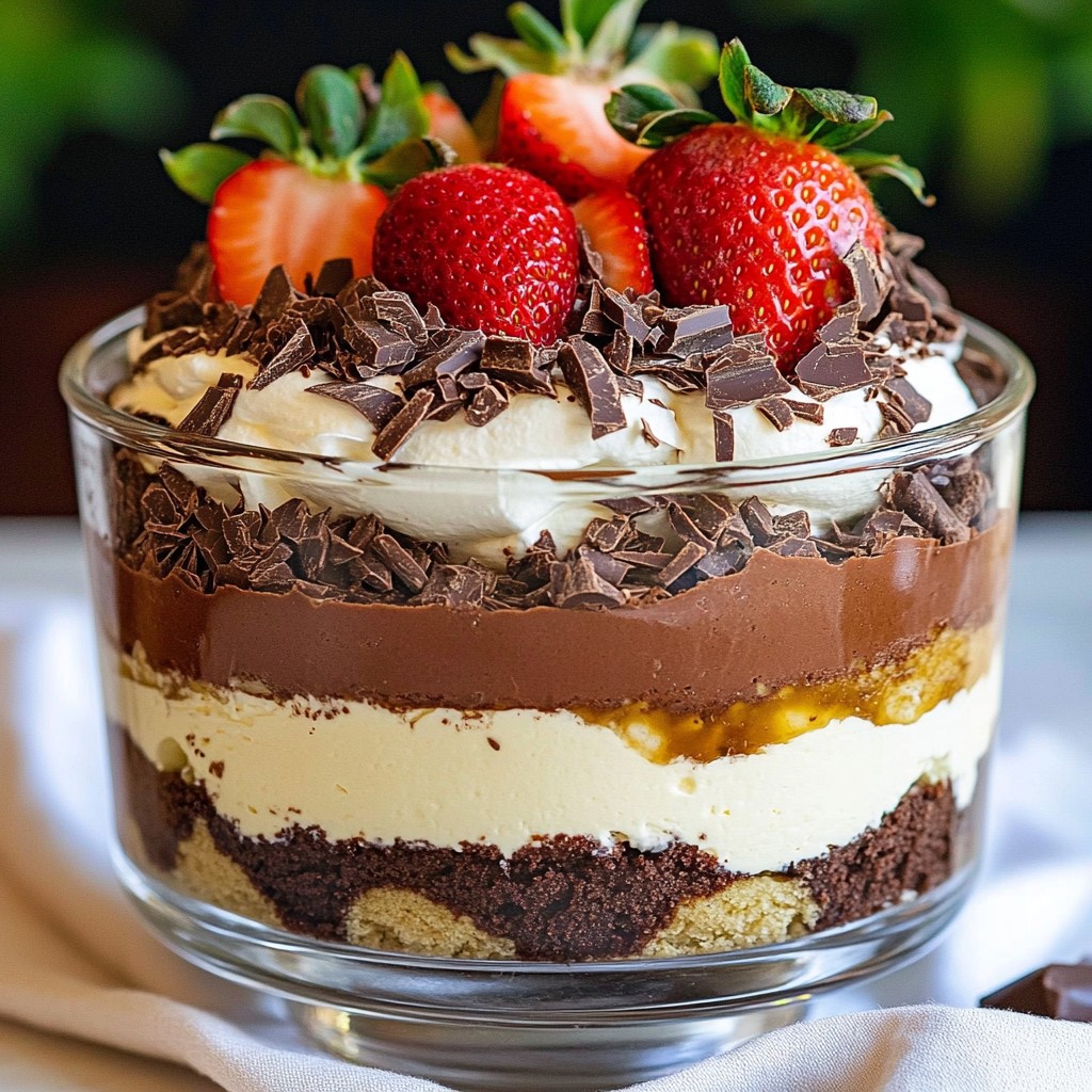 Chocolate Cheesecake Trifle Decadent Layered Delight