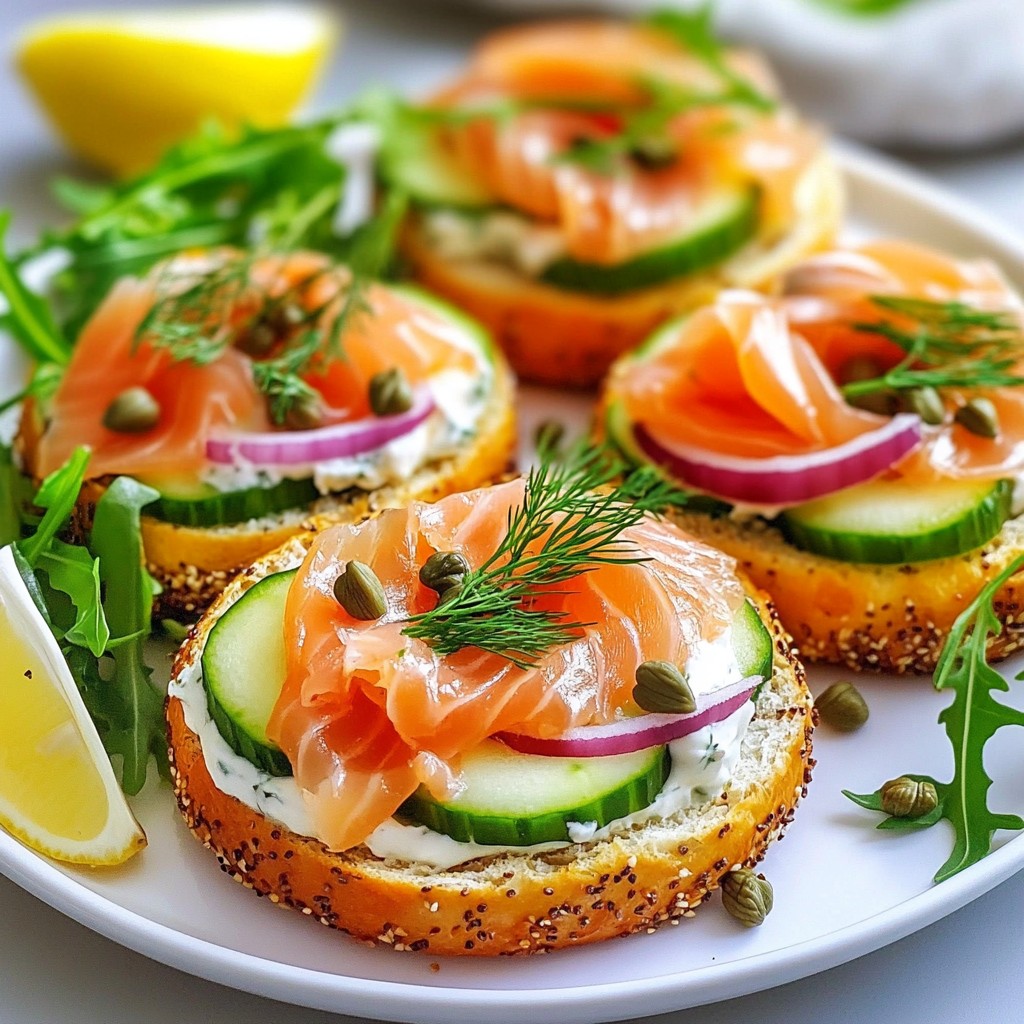 Savory Smoked Salmon Bagels Simple and Delicious Recipe